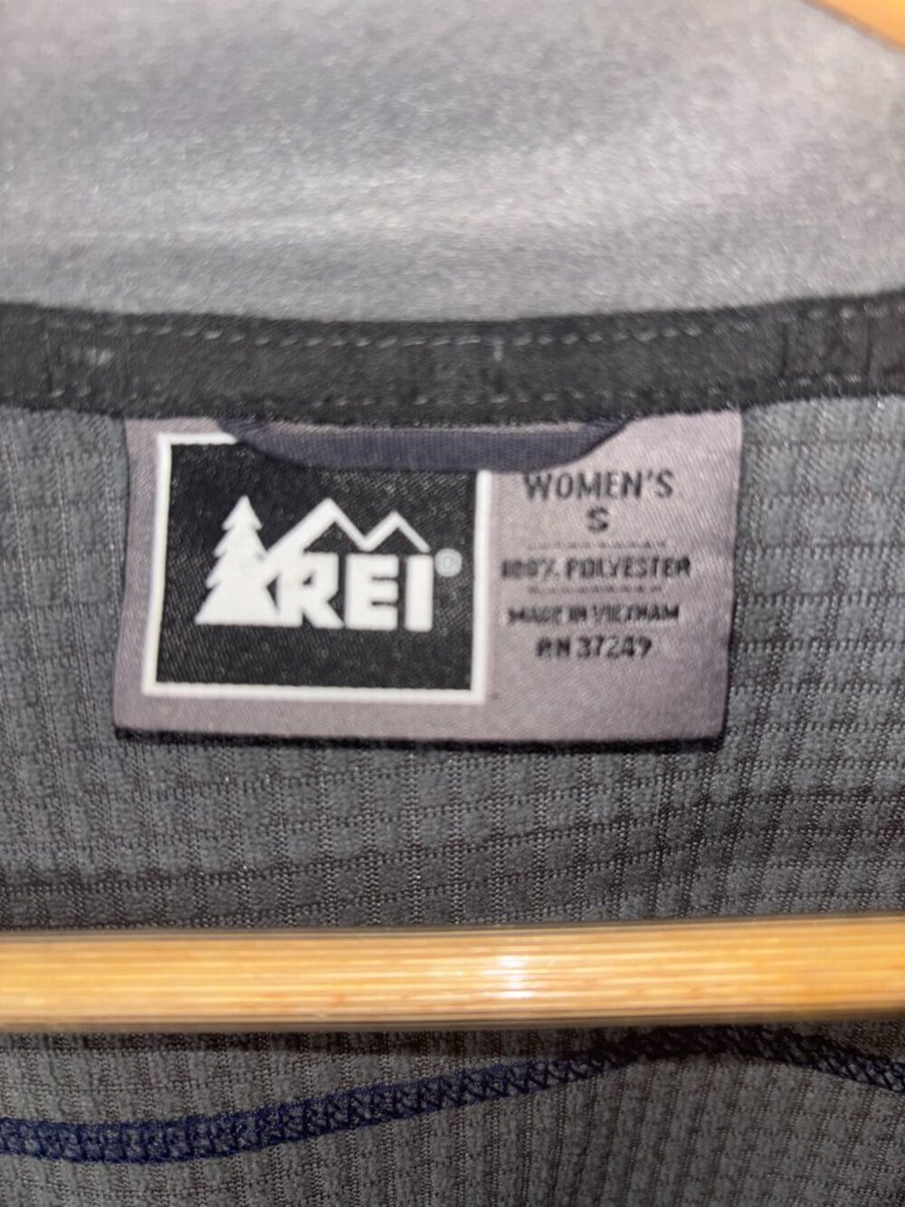 REI Co-op Women’s Fitted Full-Zip Fleece Jacket Dark Blue Size S - Picture 7 of 7